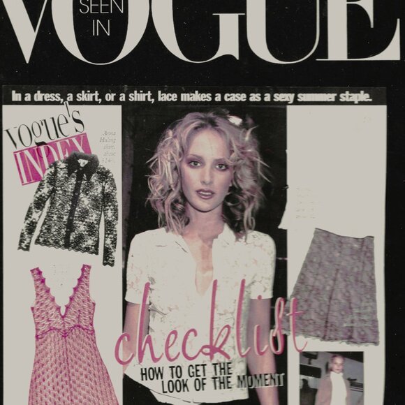 Anna Huling, lemon yellow/white girly button-up short-sleeve top. - Picture 1 of 13